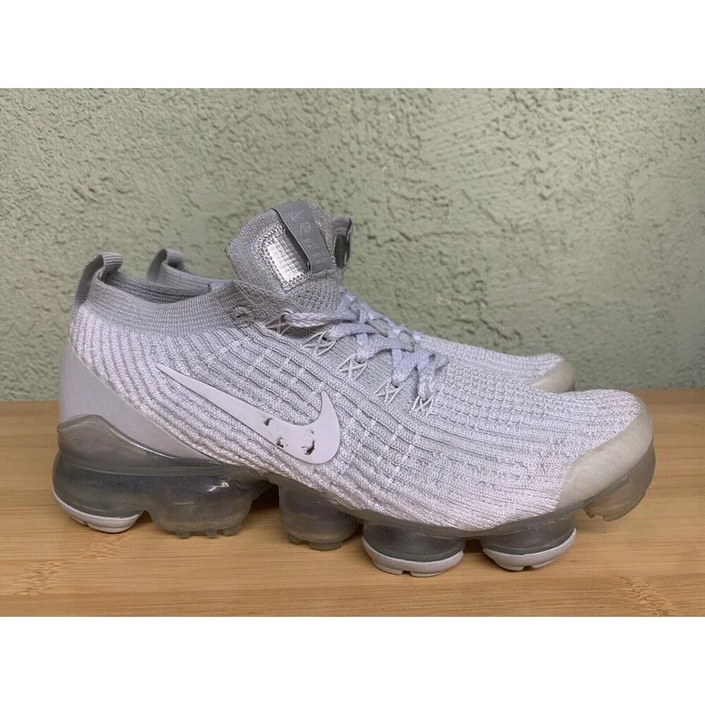 Nike Air Vapormax Flykknit‎ 3 White Pure Platinum AJ6900-102 Men’s Size 6